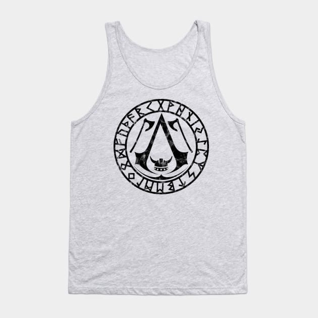 Assassin's Creed Valhalla Runes Tank Top by StebopDesigns